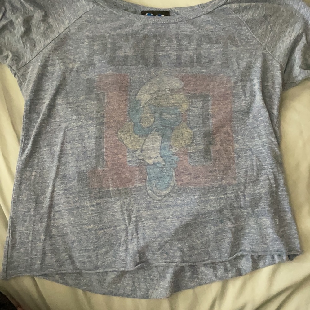 Junk Food vintage Smurfette shirt